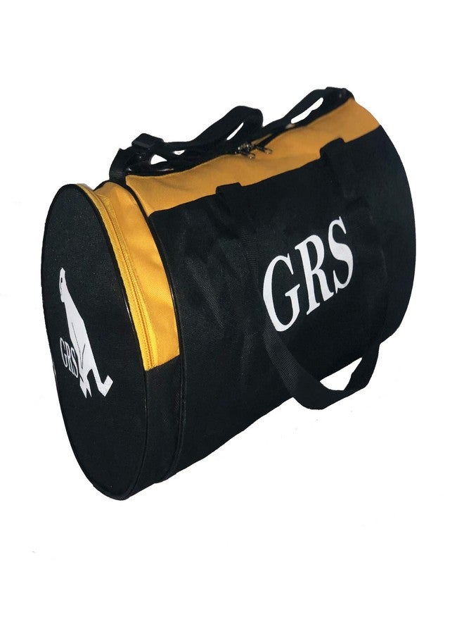 Grès GRS Gym Duffel Bag for Men & Women (Two Compartment & ONE Side Pocket-Yellow & Black GY2_PJ) - Image 1