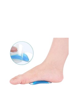 4 Pairs Length Metatarsal Arch Support with Shock Absorption Orthotic Insoles, Insert for Flat Feet, Plantar Fasciitis and Help Relieve Foot Soreness for Men and Women Blue  - Image 5
