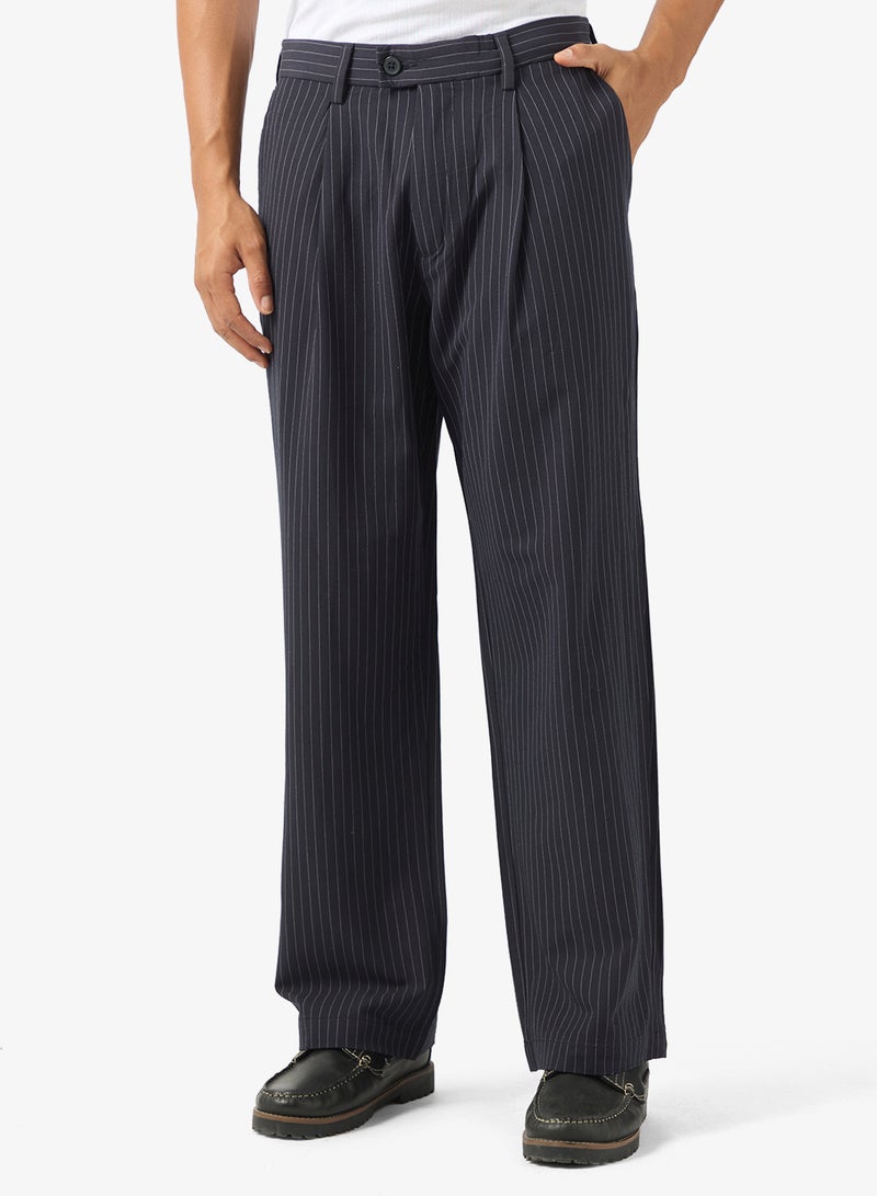 JACK & JONES Casual Regular Fit Pleated Pants - Image 1