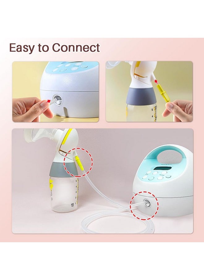  بامبموم-الولايات المتحدة أنبوب سيليكون PumpMom-us لمضخة Spectra متوافق مع موصلات Medela PersonalFit Flex الجديدة، وموصل PIS MaxFlow، وموصل Freestyle Flex  - Image 3