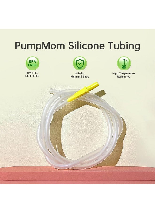  بامبموم-الولايات المتحدة أنبوب سيليكون PumpMom-us لمضخة Spectra متوافق مع موصلات Medela PersonalFit Flex الجديدة، وموصل PIS MaxFlow، وموصل Freestyle Flex  - Image 2