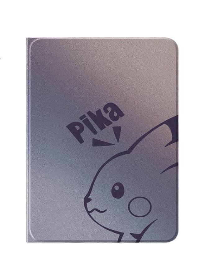 Xp Ipad Air 6 Protective Case 13-Inch Shell New Anti-Fall Apple Tablet Cartoon Ultra-Thin With Pen Slot Full Coverage - Dark Purple Hope Pikachu - Image 1