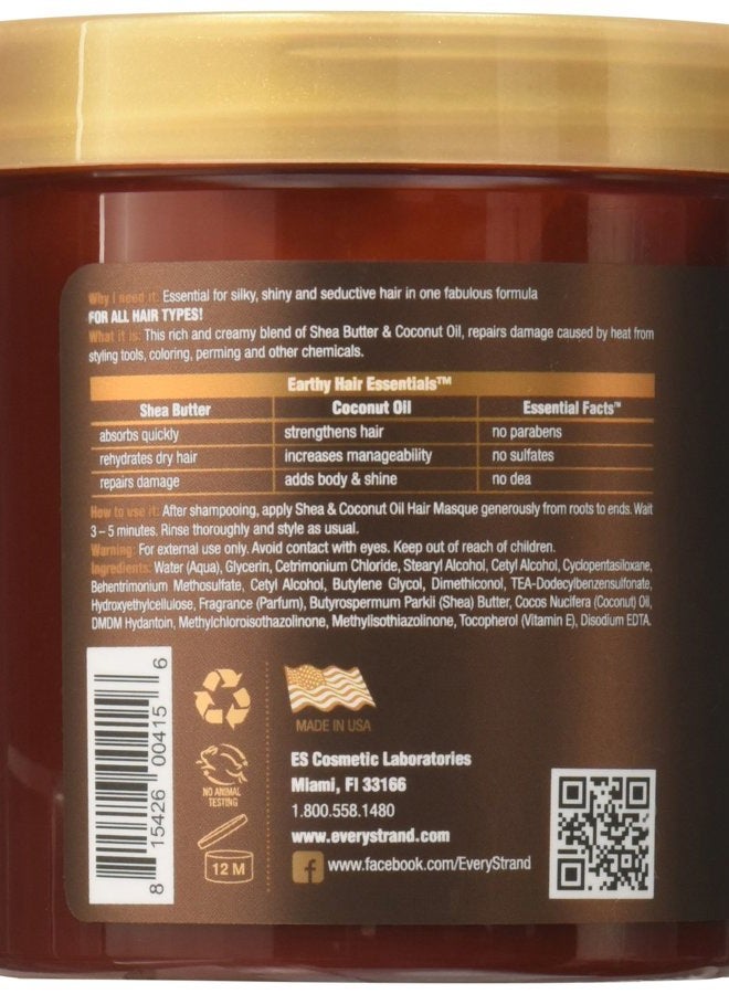 Every Strand Shea and Coconut Oil Deep Hair Masque, 15 Ounce - Image 3