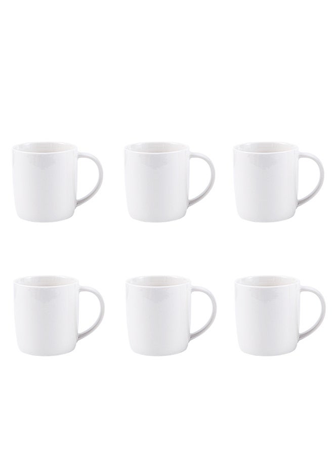 Dove 6-Piece Porcelain Mug Set 320ML White  - Image 1