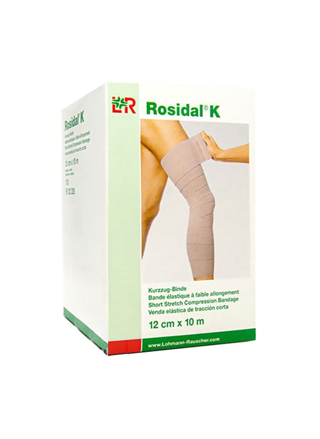 LOHMANN RAUSCHER ضمادة قصيرة قابلة للتمدد من Lr Rosidal K مقاس 12X10M 22205 