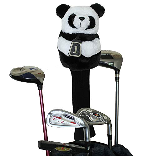 Scott Edward Panda Golf Club Cover Fit Well for Driver Wood Golf Club, Funny Cute Animal Design Soft Functional Golf Headcover Stylish Protection for Your Clubs for Men and Women - Image 4