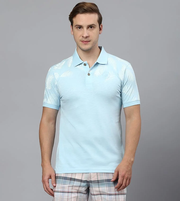 Beverly Hills Polo Club Aqua Regular Fit Cotton Polo T-Shirt