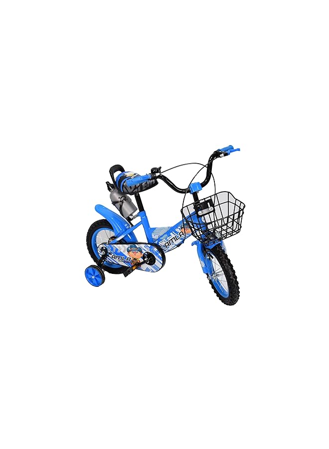 أملا دراجة B06 14B للأطفال مقاس 14 بوصة، زرقاء - Image 1