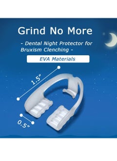 Oasisgalore Mouth Guards for Clenching Teeth Grinding, 4pcs Mouth Guard Stops  - Image 2