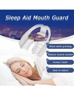 Oasisgalore Mouth Guards for Clenching Teeth Grinding, 4pcs Mouth Guard Stops  - Image 3