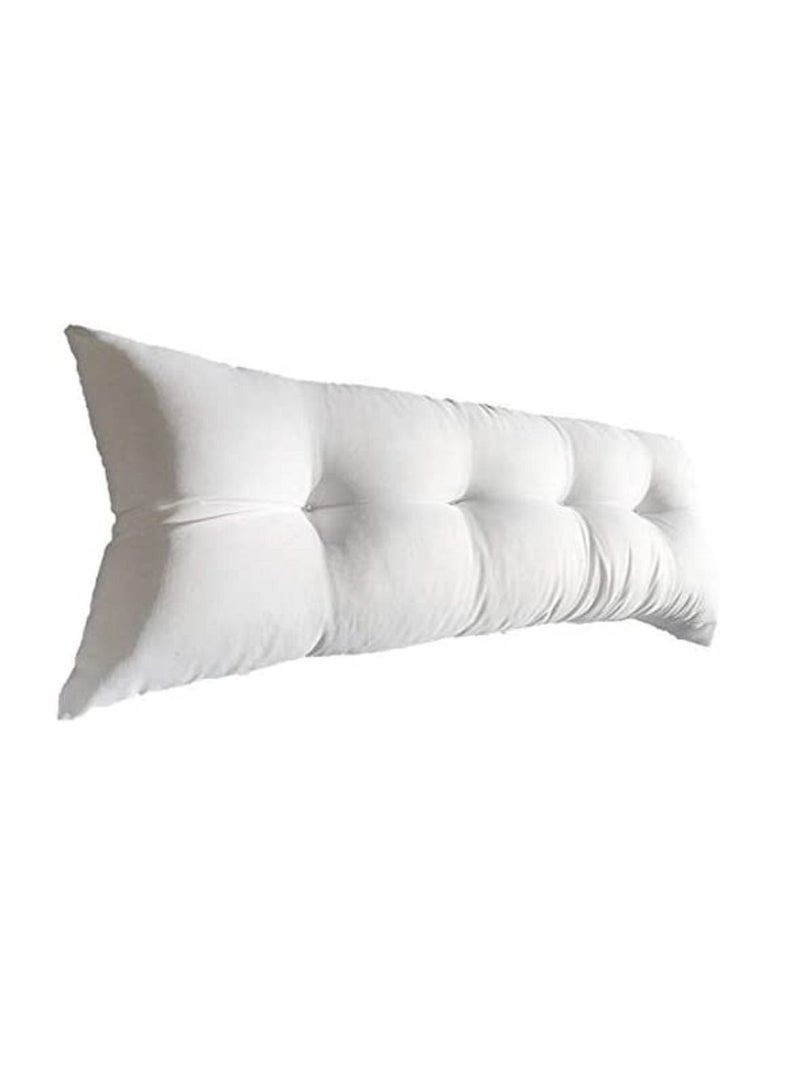 Fiber Stuffed Bed Pillow White  160 x 40 - Image 1
