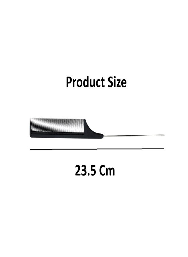 Bigwheels Set Of 3 Hair Cutting Carbon Fiber Antistatic (Model No 6900) Barber Comb - Image 3