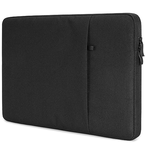 NIDOO 15-16 inch Laptop Sleeve Case Protective Computer Cover for 16" MacBook Pro M4 M3 M2 / 15" Surface Book 3 2/15.6" Lenovo Yoga 7i / IdeaPad Gaming 3i / HP EliteBook 650 G9 Handle, Black - Image 1