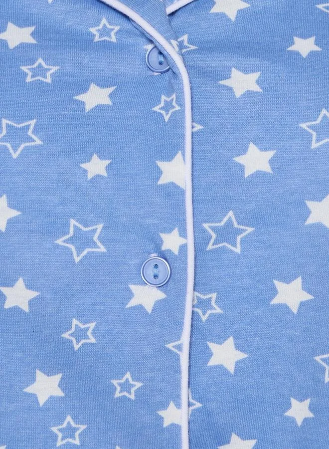 سبلاش فيڤ Pyjama Set Button Down Shirt and Pants