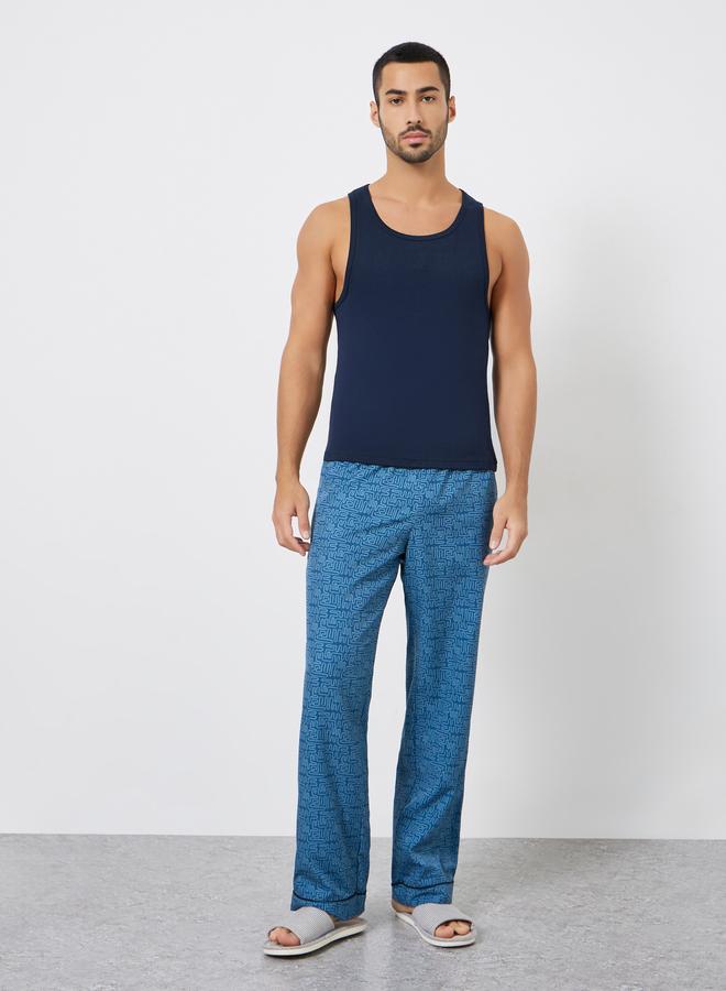 ستايلي مجموعة من 2 فيست قطني بتفاصيل مضلعة - Image 3