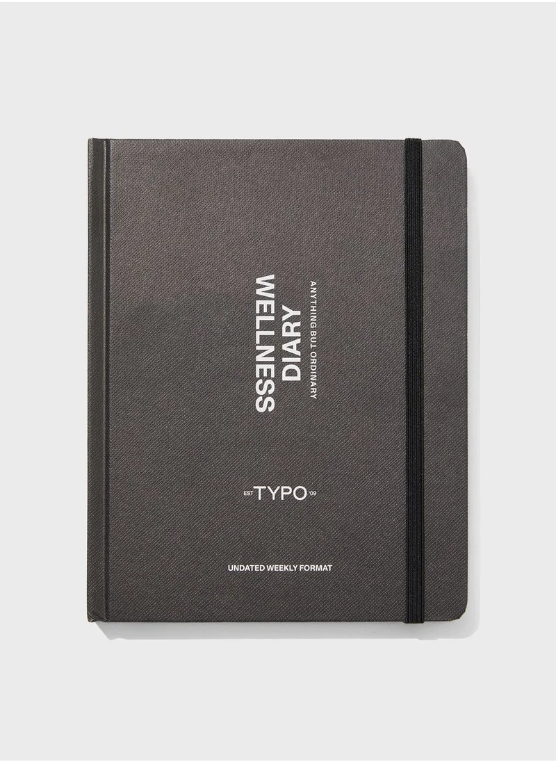 Typo Small Undated Wellness Diary