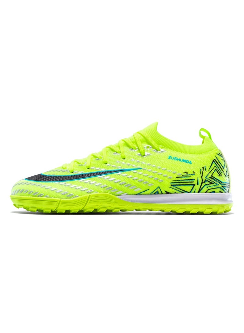 Men Kids Fashion Soccer Shoes Cleats Team Sports Training TF/FG Turf Firm Comfort High-top Football Shoes Outdoor - Image 1