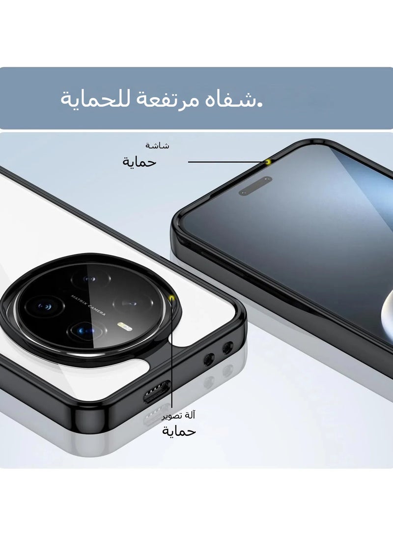 For Honor Magic 7 Pro Phone Case Transparent Back Case Scratch Resistant Ultra Thin Fashion TPU Shock Absorbing Honor Magic 7 Pro Protective Case - Image 2