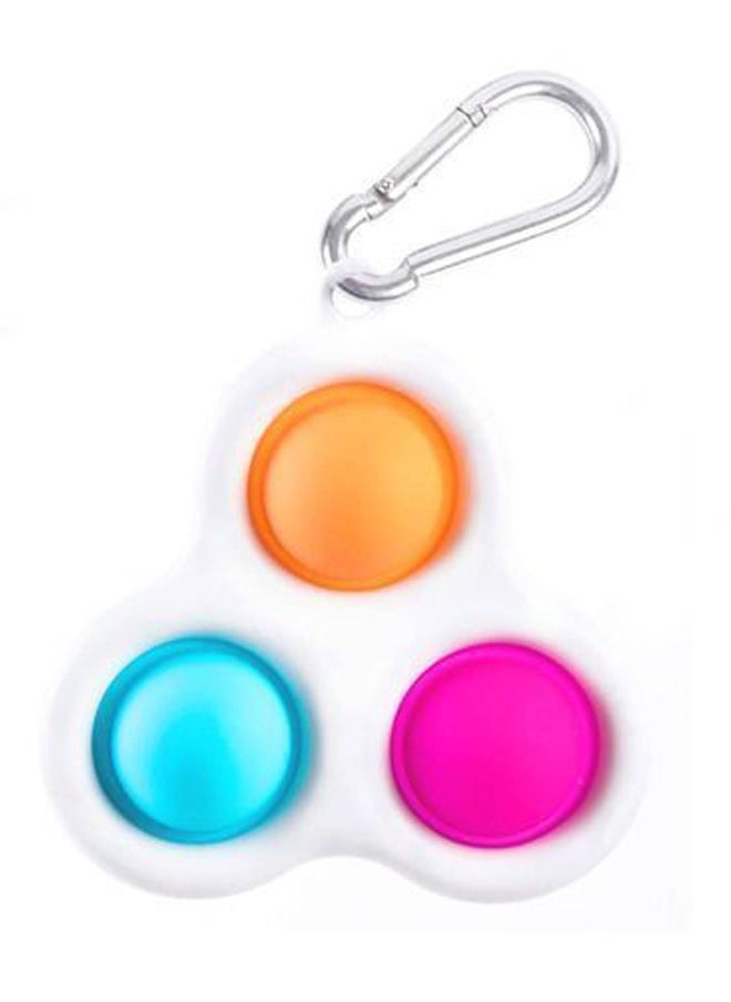 Generic - Key Chain Ring Simple Dimple Fidget Toys 3 Pops multicolour - Image 1