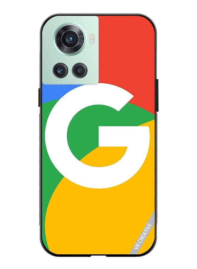 VR CREATIVE Protective Case Cover For OnePlus 10R Google Logo Design Multicolour - Image 1