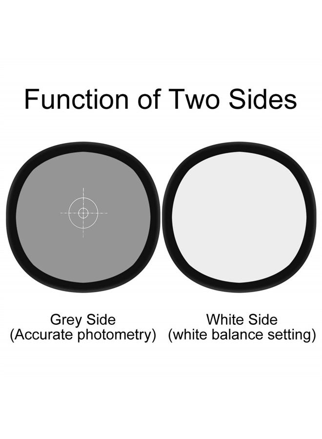 Sedremm Gray/White Balance Card,12x12 Inch (30x30cm) Portable Focus Board Two Sides Double Face 18% Grey/White Balance Reference Card with Carry Pouch for Canon Nikon Sony - Image 3