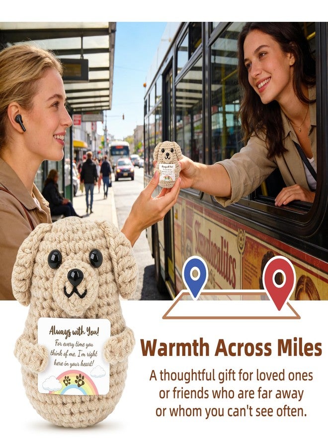 Oiiyee Emotional Support Crochet - Always with You, Dog Memorial Gifts for Loss of Dog Sympathy, Pet Memorial, Comfort Gifts for Women, Best Friend, Sister, Loved one, Daughter (Golden Retriever) - Image 5
