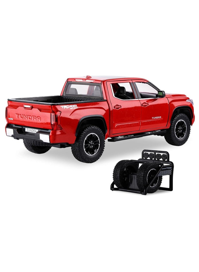 Swift Tundra Truck Toys Off Road Pickup Toy Trucks for Boys, Diecast Metal Big Trucks with Light and Sound Pull Back Model Cars Birthday Gift for Kids  - Image 3
