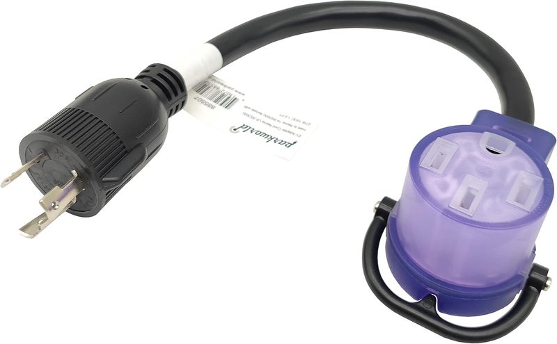 Park World Parkworld 885507 EV Adapter Cord NEMA L6-30P to 14-50R for Tesla UMC and EV Charging (18 inch) - Image 1