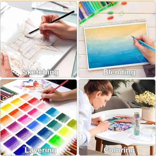 PLUSPOINT Astronaut color pencil set for kids 24 colors Shades Soft Wax Pencils 3 MM Colouring Pencil, Artist Sketching Colour Pencils Drawing Color for Art & Craft Work - Image 5