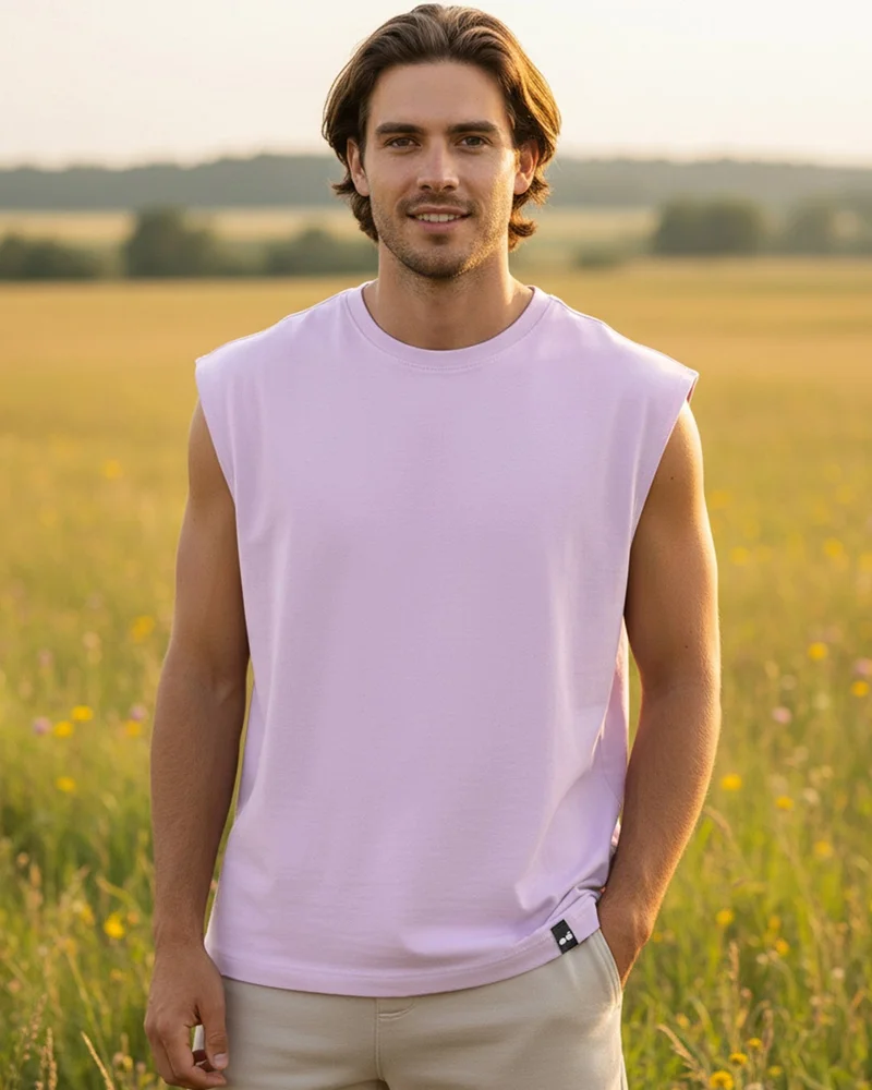 بيواكوف سترة رجالية بنفسجية بقصة واسعة