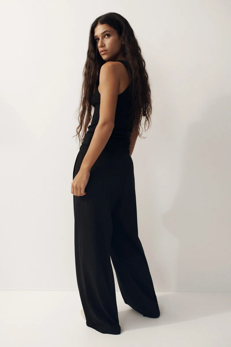 H&M  Wide pull-on trousers for Women | Best Price UAE