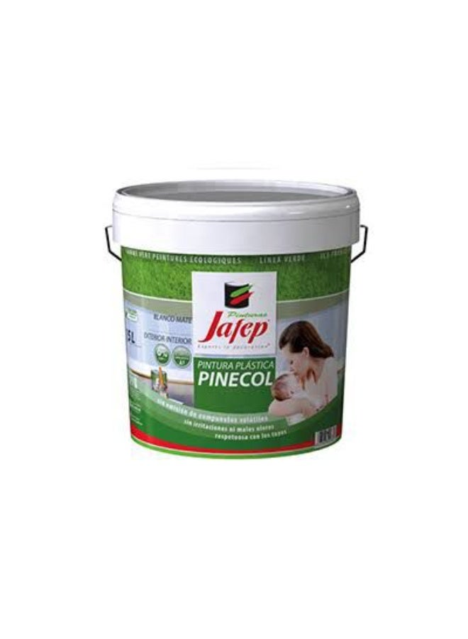 Jafep Pinecol Ecological Paint - Waterbased - Odorless - Antifungal - White Matt - Image 1