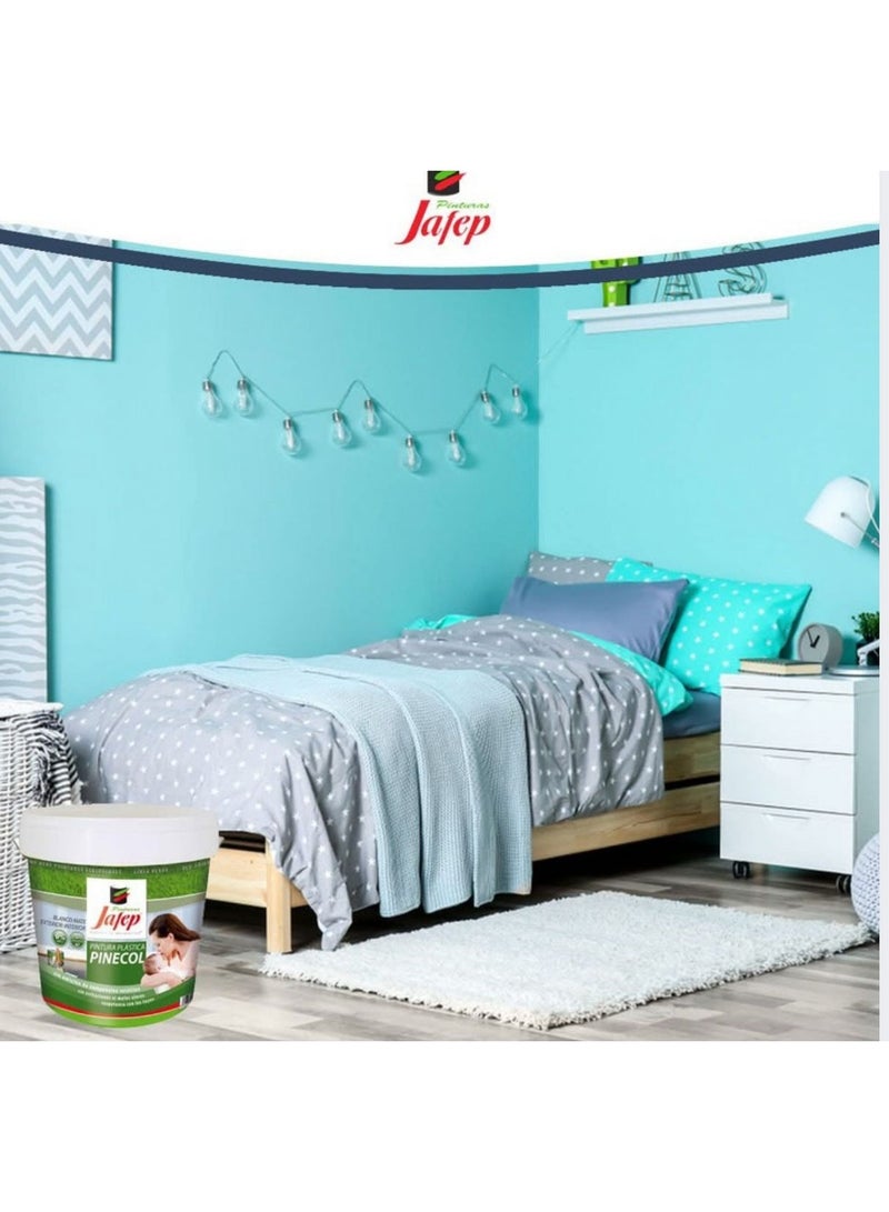 Jafep Pinecol Ecological Paint - Waterbased - Odorless - Antifungal - White Matt - Image 2