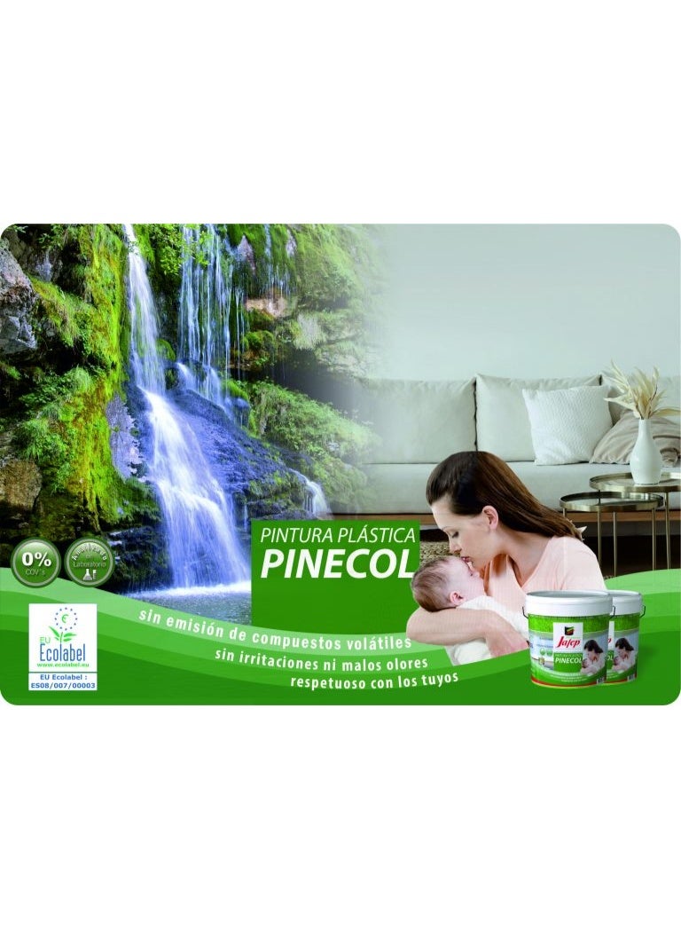 Jafep Pinecol Ecological Paint - Waterbased - Odorless - Antifungal - White Matt - Image 3