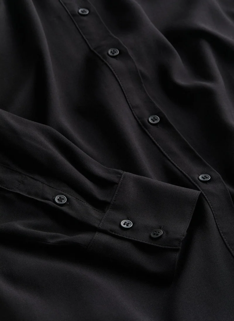 H&M Mama Tie Belt Shirt