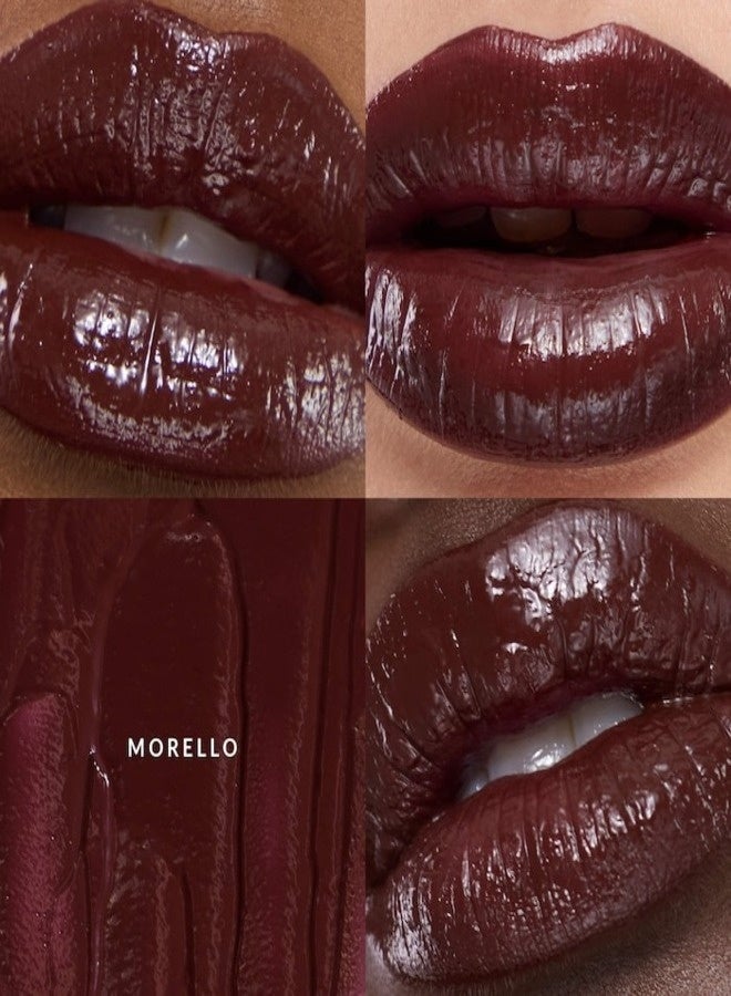 REFY Satin Liquid Lipstick Pen with Vitamin E – Morello (Deep Plum Brown), 0.11 oz / 3.5 mL - Image 2