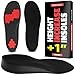 benoo Height Increase Insoles for Men 1 inch Discreet Shoe Lifts All Day Comfort ShockAbsorbent Gel Trim to Fit Inserts for Most Sneakers Shoes Confidence Boosters Mens 10115 - Image 1