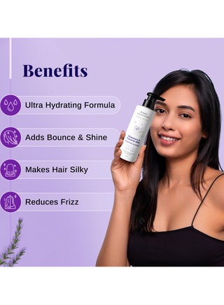 Nature x Science Rosemary & Coconut Milk Hydrating Shampoo | Rosemary shampoo for frizzy, dull & dry hair | SLS & Paraben Free | Mild Shampoo for daily use | Shampoo for Women & Men 200mL - view 3