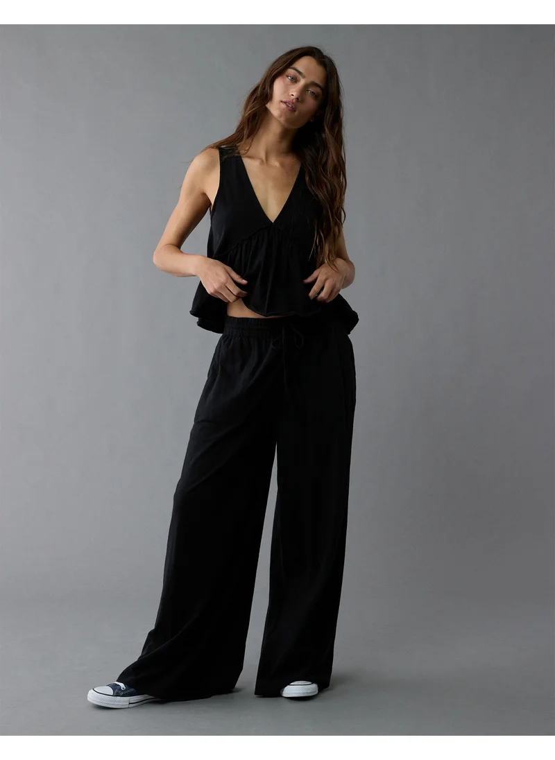 امريكان ايجل AE Sunchaser Knit High-Waisted Pant