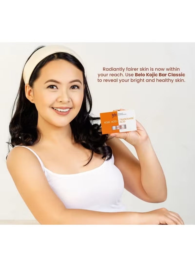 Belo Essentials Belo Kojic Acid + Tranexamic Acid Soap - 3pcs Pack - Image 3
