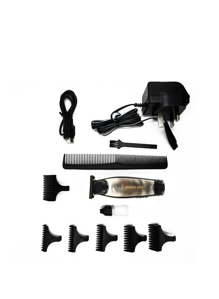 دينجلينج ماكينة تهذيب الشعر من DlNGLING بدون سلك بمشبك متفوق شارب T-Outliner قابلة لإعادة الشحن عالية الدقة لتشذيب اللحية- RF631 - Image 4