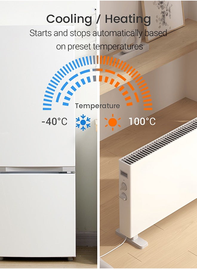 INKBIRD - INKBIRD Plug-in Timer Thermostat C216T Programmable Heating and Cooling Temperature Controller with Timing Control High/Low-Temperature Alarm Refrigeration Delay Memory Function - Image 1
