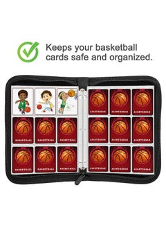 POKONBOY 900 Pockets Basketball Card Binder Sleeves for Basketball Trading Cards, Carring Case with Basketball Card Sleeves Album Card Holder Protectors for Football Baseball Sports Card  - Image 5