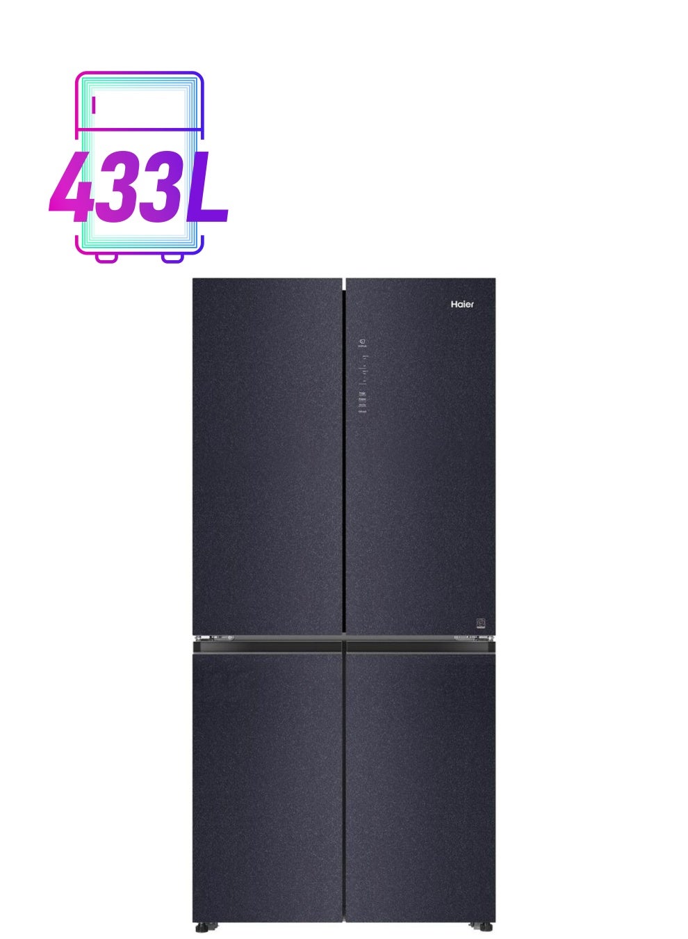 French Door Refrigerator 433 Liters HRF-525MB Black