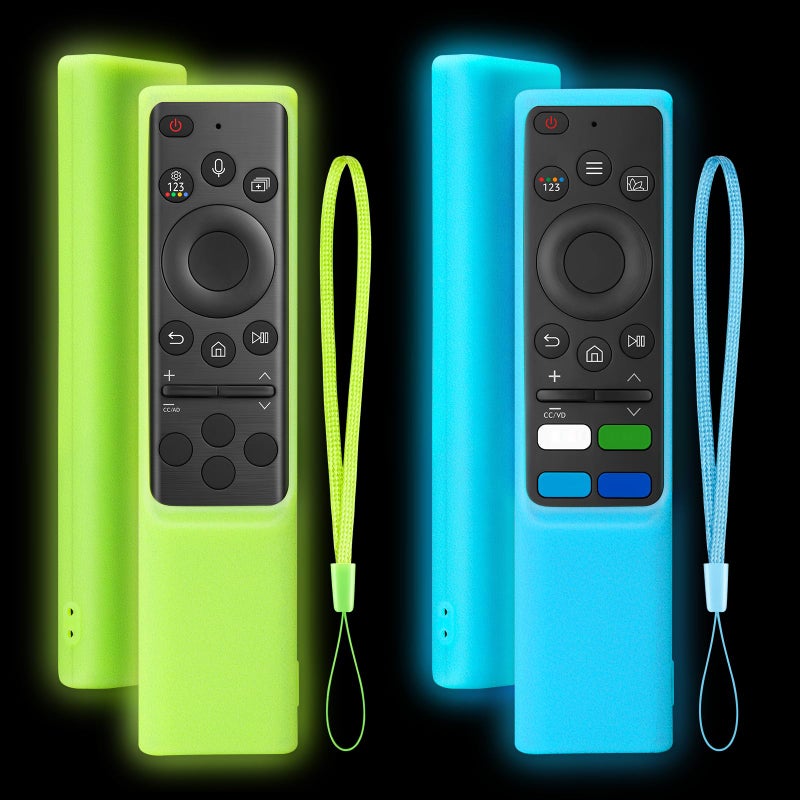 OMAIC Cover-for-Samsung-Smart-TV-Remote-Case-Silicone BN59-01385A (2 Pack) - Image 1