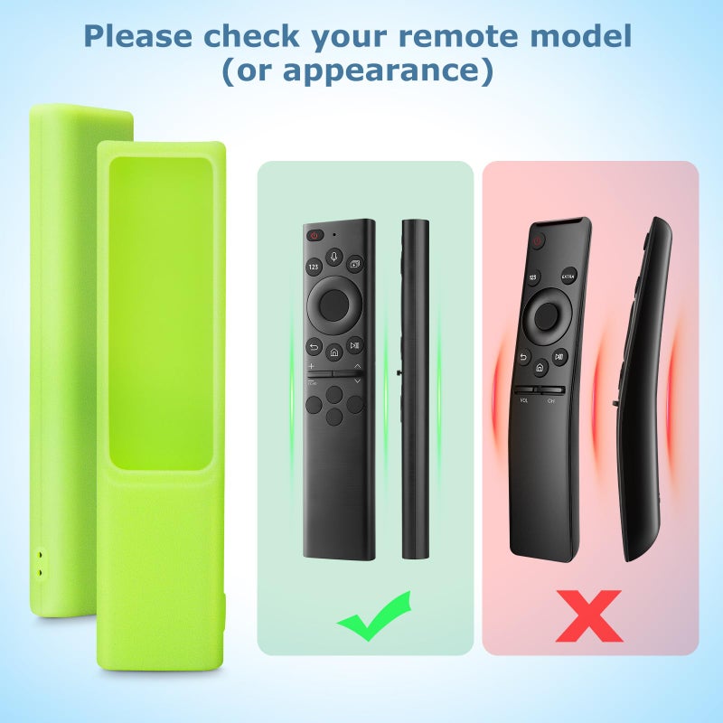 OMAIC Cover-for-Samsung-Smart-TV-Remote-Case-Silicone BN59-01385A (2 Pack) - Image 3