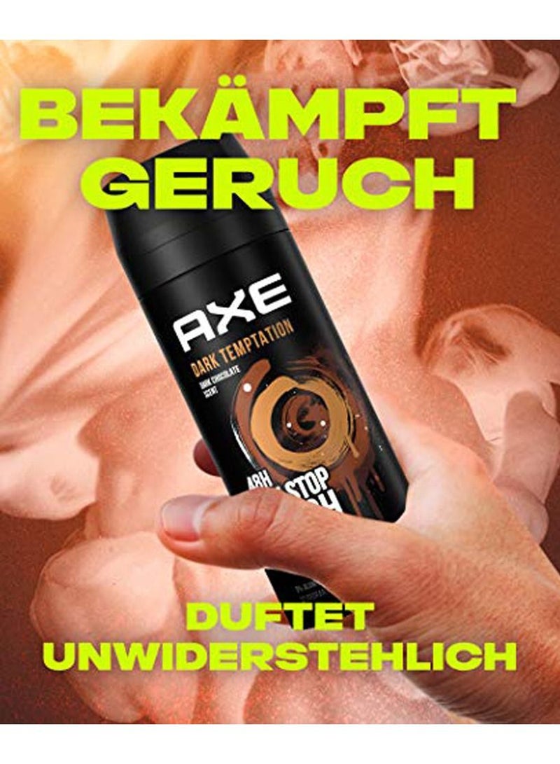 Axe Pack Of 6 Dark Temptation Deodorant Body Spray 6x150ml - Image 4