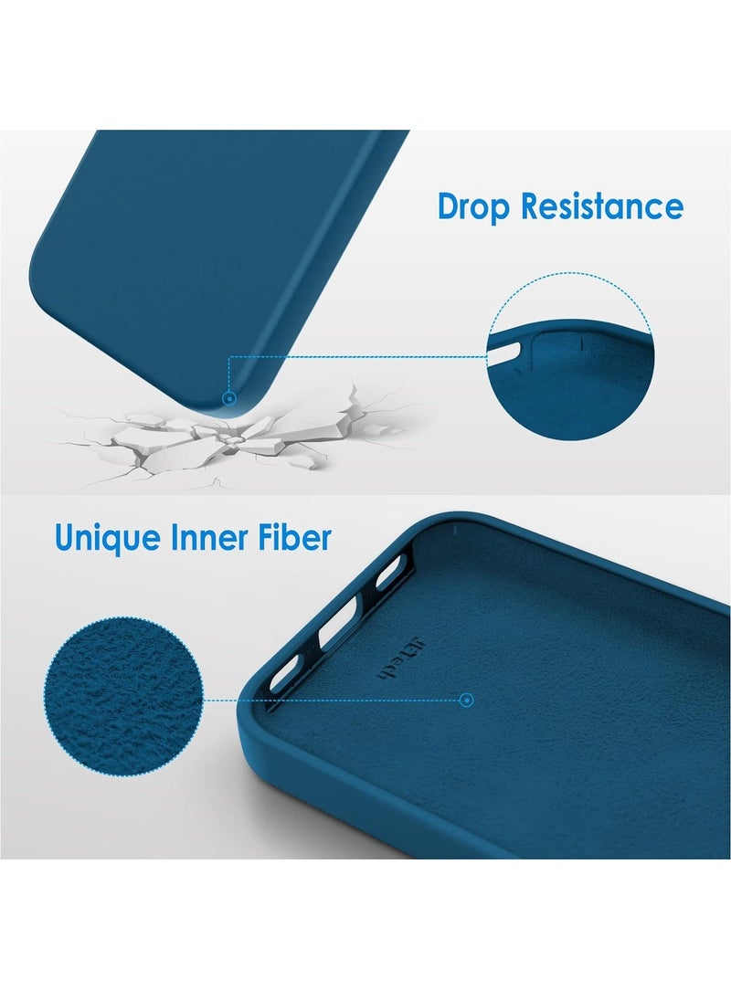 Raxoom Silicone Protective Case Compatible with iPhone 14 Pro Soft Liquid Gel Rubber Cover Shockproof Bumper Anti-Scratch Anti-Fingerprint Anti-Drop Slim Cover for iPhone (for iPhone 14 Plus  ) - Image 3