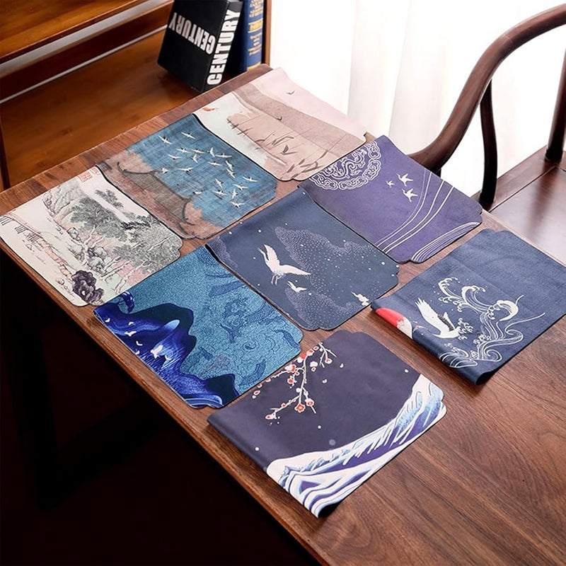 بركة البحر ملون فائق الامتصاص منشفة شاي حصيرة طاولة محترفة مجموعة مناديل إكسسوارات - Image 5