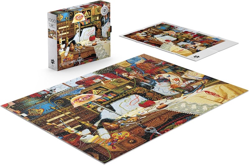 Buffalo Games - Silver Select - Charles Wysocki - Maggie The Messmaker - 1000 Piece Jigsaw Puzzle for Adults -Challenging Puzzle Perfect for Game Nights - Finished Size is 26.75 x 19.75 - Image 4